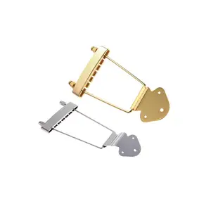 Heckhalter Trapez für Gitarre, 6 Saitenbrücke, Archtop, Jazzgitarren -Ersatzteile 12 Hauptverkauf Trapez - №6
