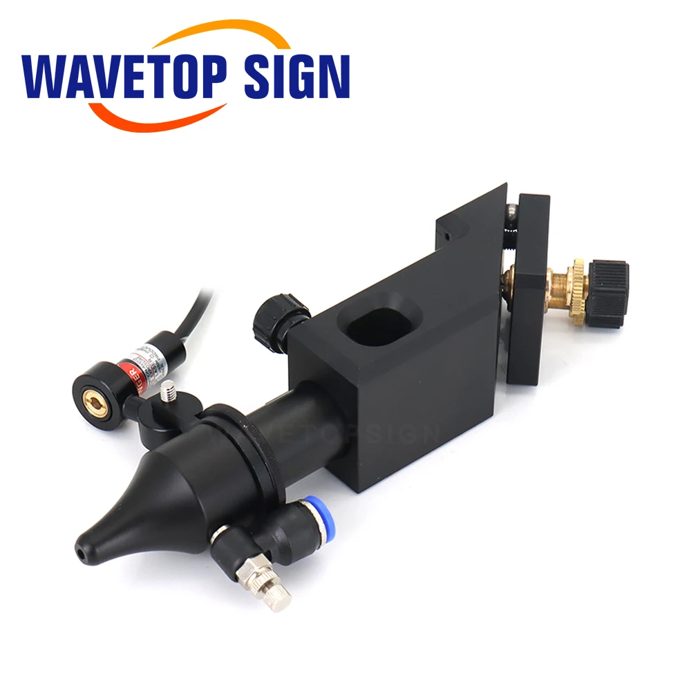 WaveTopSign Co2 Laser Head for Focus Lens D20mm F50.8 Reflect Mirror 25mm for Laser Engraving Cutting Machine
