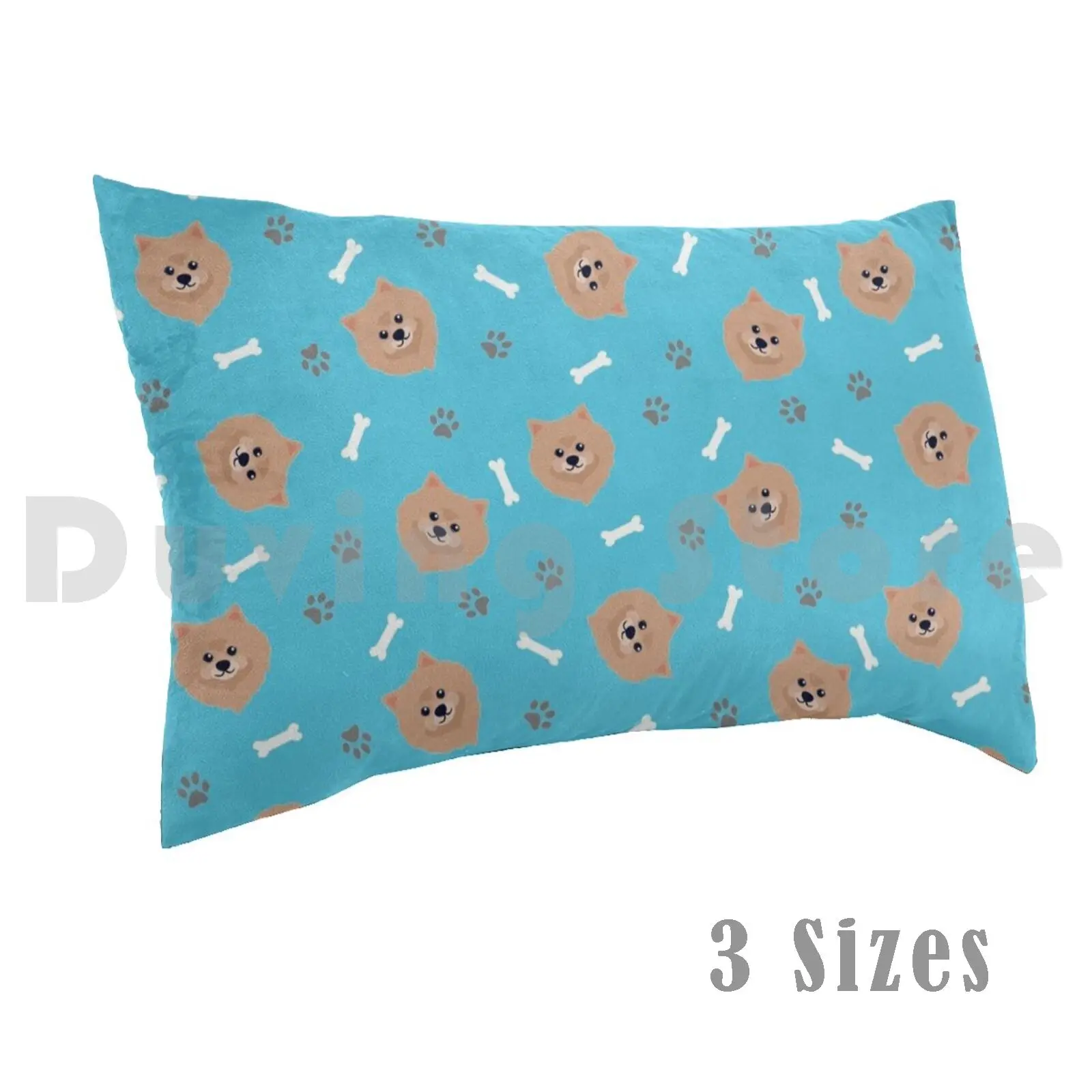 Pomeranian Dog Pattern Pillow Case 20*30 Inch Love Dog Dogs Pomeraninan Pomeranian Pomeran Pomeranian Lover