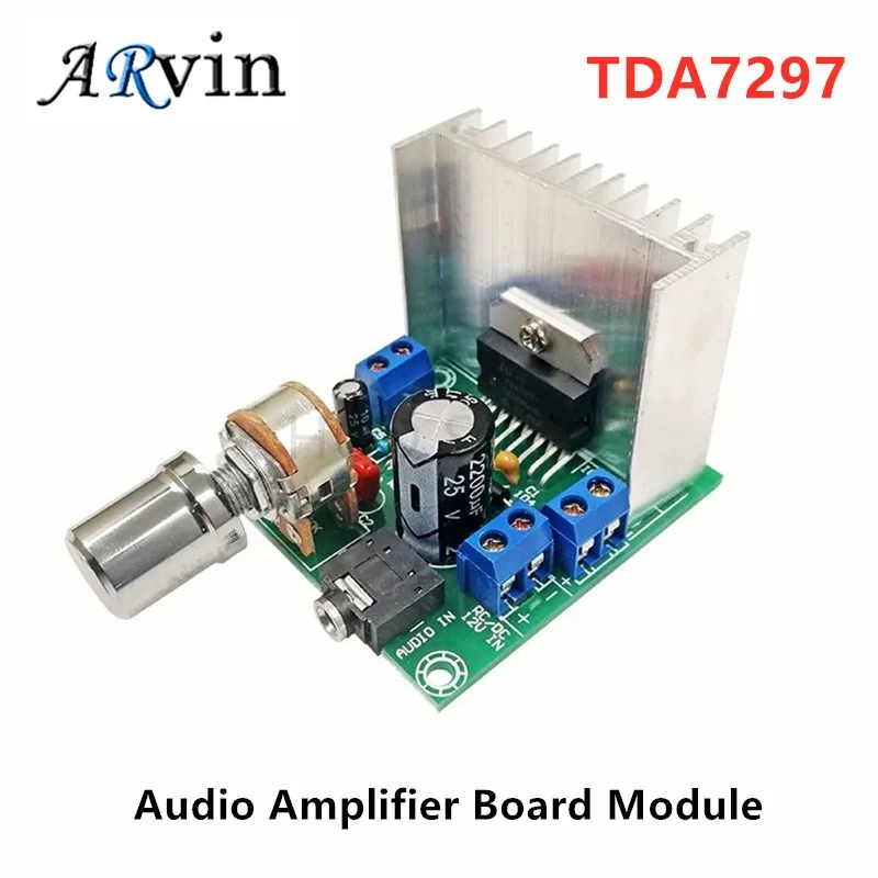 TDA7297 Audio Amplifier Board Module Dual-Channel Parts For DIY Kit Dual-Channel 15W+15W Digital Amplifier