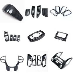 Carbon fiber color car interior panel cover kit fit for 2015 2016 2017 2018 2019 Ford ranger Everest Endeavor accessories