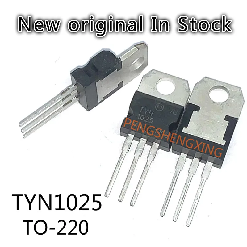 10PCS/LOT  TYN1025 TYN1025RG one-way thyristor  TO-220  New original spot hot sale