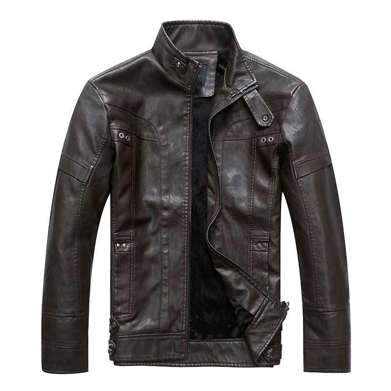 men's brand motorcycle leather jacket riverdale jaqueta de couro masculina men basic jackets cosplay genuine leather coat