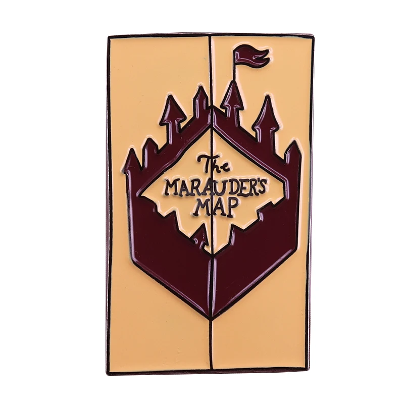 Cute marauders map badge The perfect gift for yourself or a literary book loving magical friend!