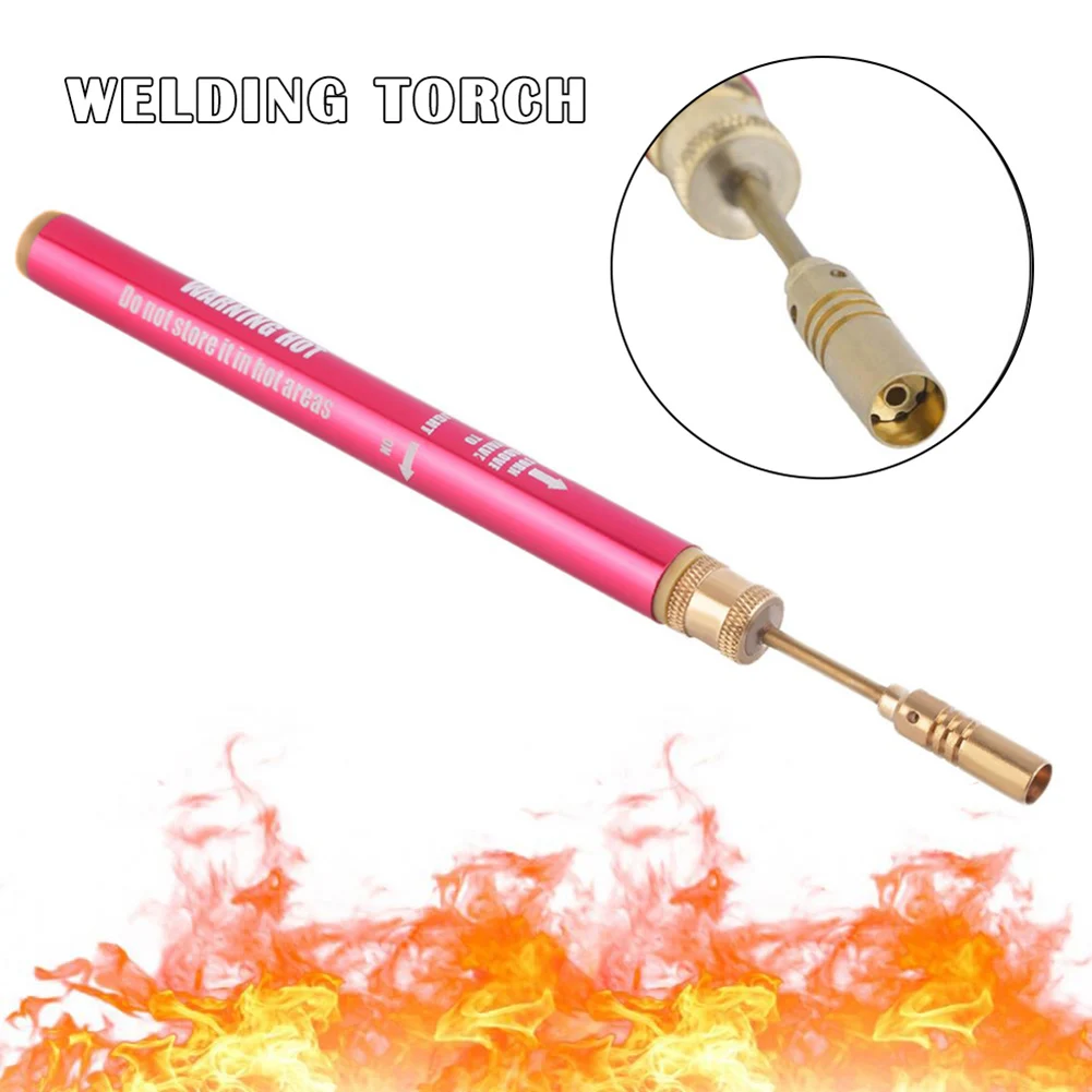 weldingaccessori Mini Portable Welding Torches Gas Blow Tool Soldering Iron Cordless Welding Pen for Melting/Hot Cutting Tools