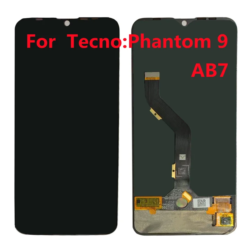 

TFT For Tecno Phantom 9 AB7 LCD Display With Touch Screen Digitizer Glass Panel Assembly Replacement