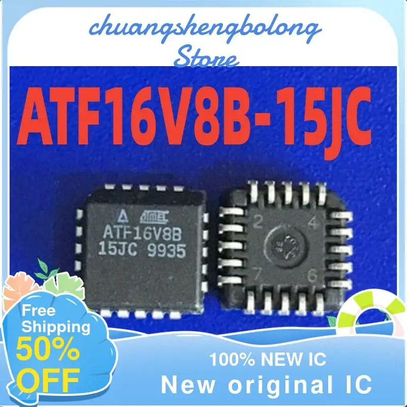 

5 шт. ATF16V8B ATF16V8B-15JC PLCC20 новый оригинальный IC