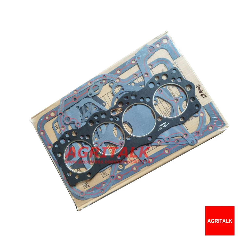 Set of gaskets kit for China YTO engine LRC4105T / PX4108G, send us the engine nameplate firstly when order