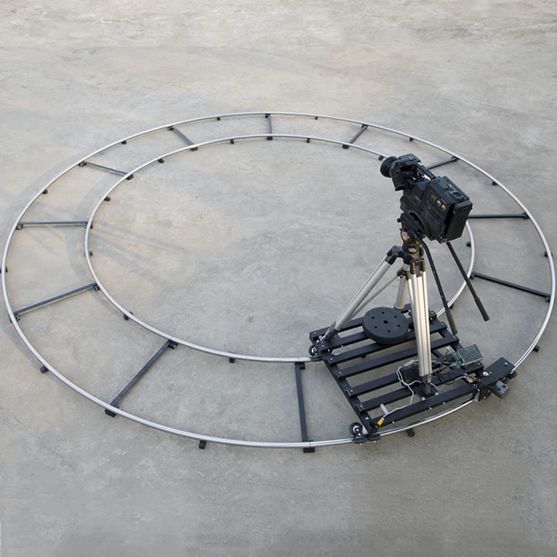 Twzz Removable Annular Camera Dolly Track Movie Rail With Motorized Trolley Rail For SLR Video Camera Photography