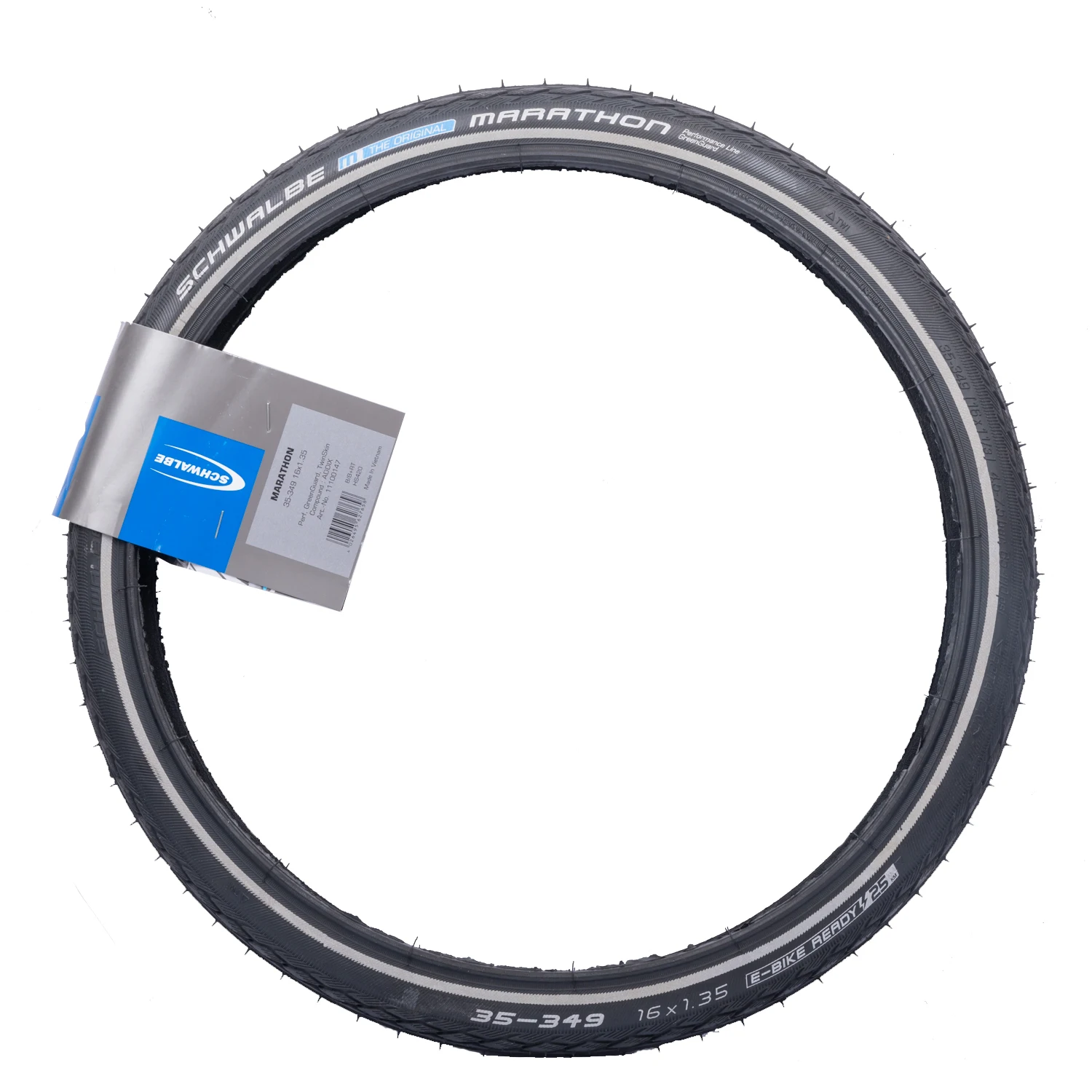 

Шина для велосипеда Schwalbe MARATHON 16x1,35, 35-349, HS420, велосипедные шины, 16 дюймов, диаметр колеса складной велосипед