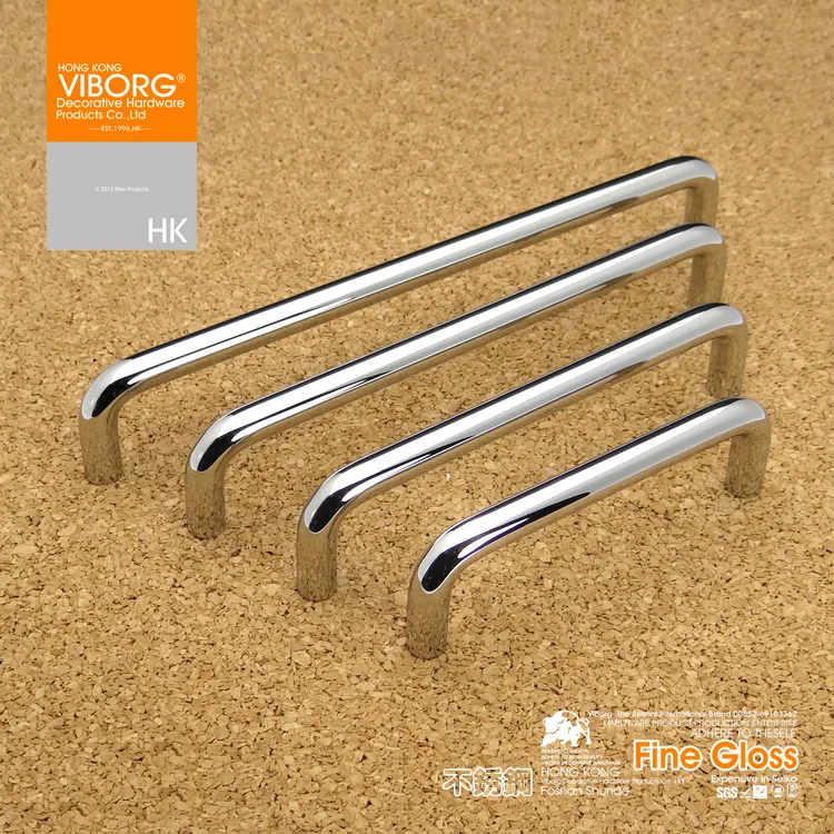 (4 Pieces)VIBORG 192mm 304 Stainless Steel Modern Kitchen Cabinet Cupboard Door Handle Pull Vanity Dresser Drawer Pulls Handles