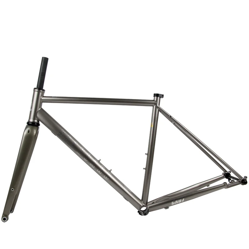 Gravel Cross-country Road Bike Frame Gravel Chrome Molybdenum Steel Bikes Bicycle Frameset Disc Brake Barrel Shaft Travel Frame