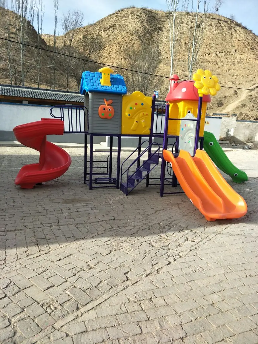 kids toy slide baby outdoor games swing kindergarten sets children's plastic child children playground indoor garden large A16