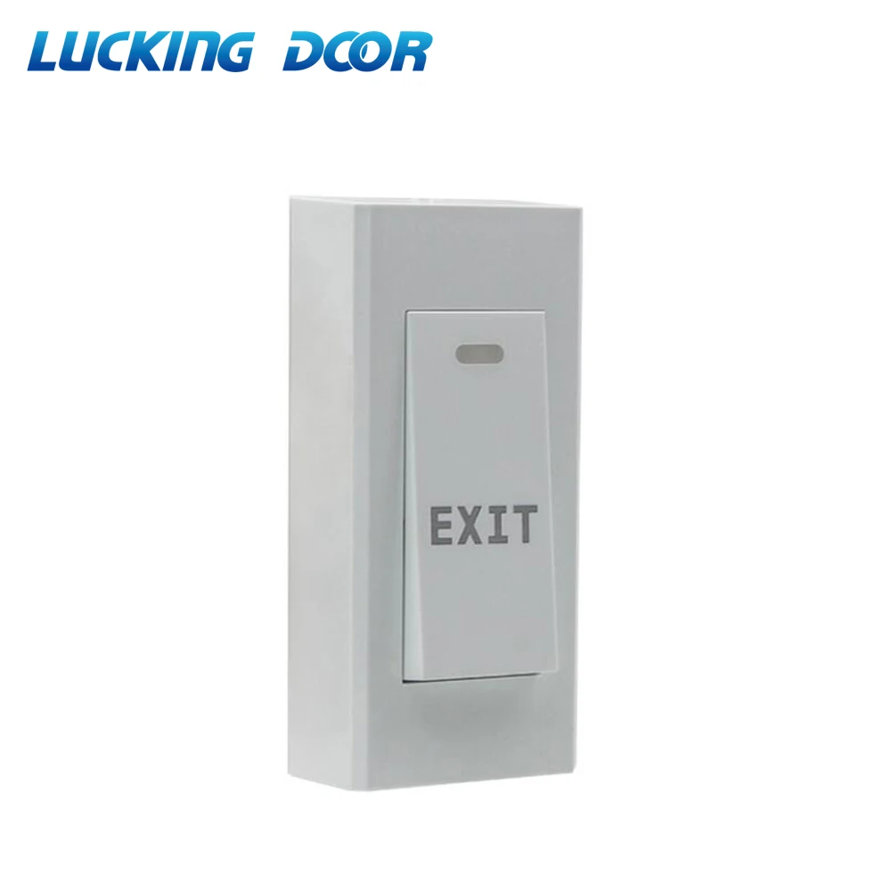 10pcs Exit Button NO/NC/COM Wall Mount Exit Switch Push Door Release Exit Button Switch For Home Office Access Control System