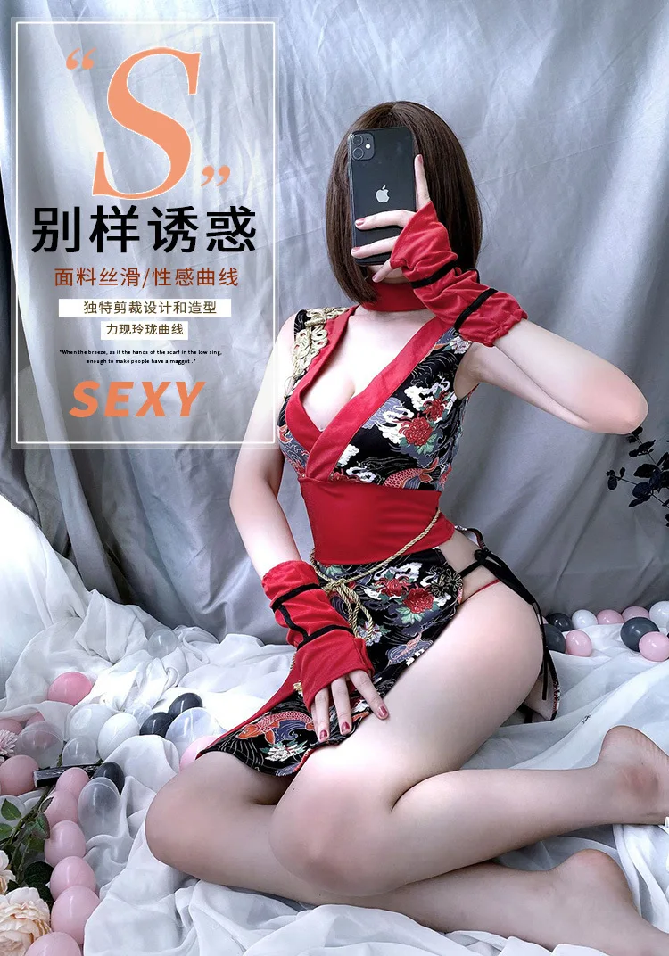 Kimono Cardigan Robe Sets Traditional Retro Cheongsam Pajamas Samurai Geisha  Japanese Kawaii Lingerie Sexy Erotic Women Vintage - AliExpress 200000532