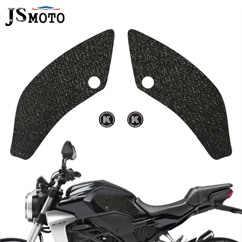 3D Anti Slip Side Fuel Tank Pad Side Protector Sticker Decal Motorcycle Emblem For CB300R CB650R CBR650R CB300R cbr650r 19-2024