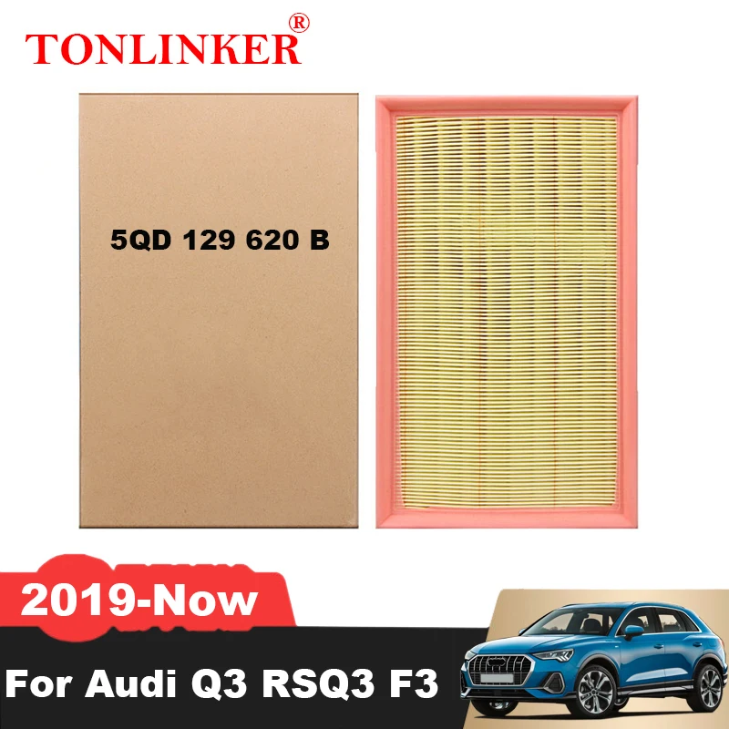 TONLINKER Air Filter 5QD129620B For Audi Q3 F3 Q3Sportback 2019 2020 2021 2022-Now 2.0 35TDI 40TFSI 40TDI 45TFSI Car Accessories