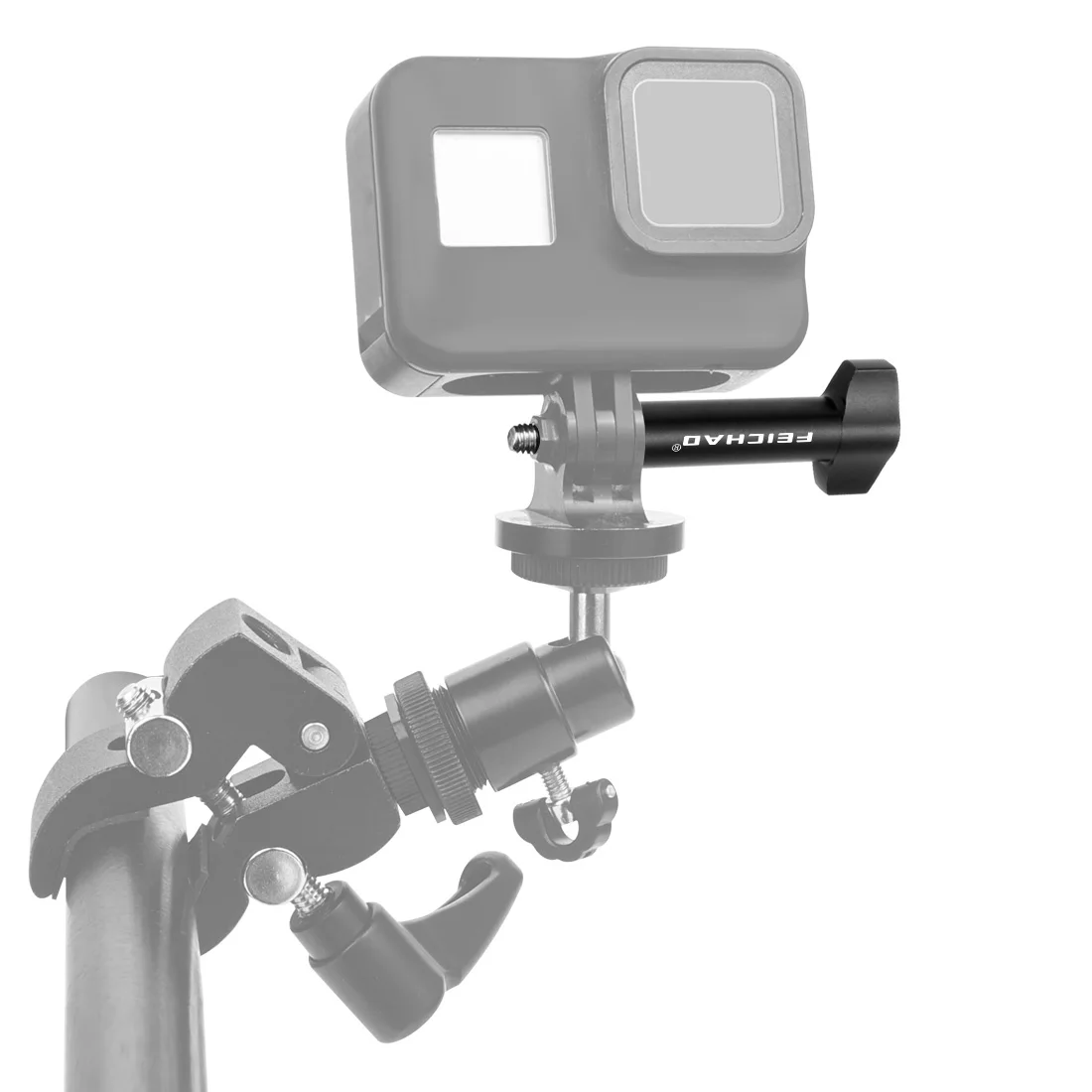 Болт с резьбой M5, Т-образный ручной винтовой зажим из нержавеющей стали и алюминиевого сплава для Gopro Insta360