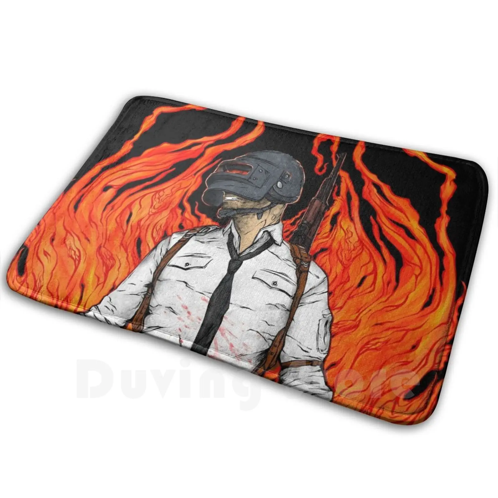 Pubg Carpet Mat Rug Cushion Soft Non-Slip Pubg Playerunknowns Battlegrounds Winner Chicken Dinner Pochinki Gatka Level 3