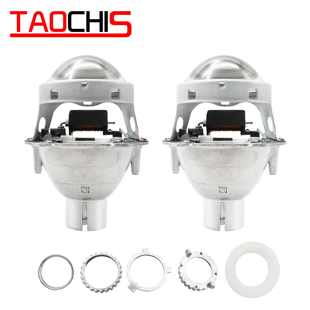 

TAOCHIS Auto Head Light 3.0 Inch Bi Xenon Projector Lens Replace 3R G5 HELLA H4 Lossless Installation Non-destructive