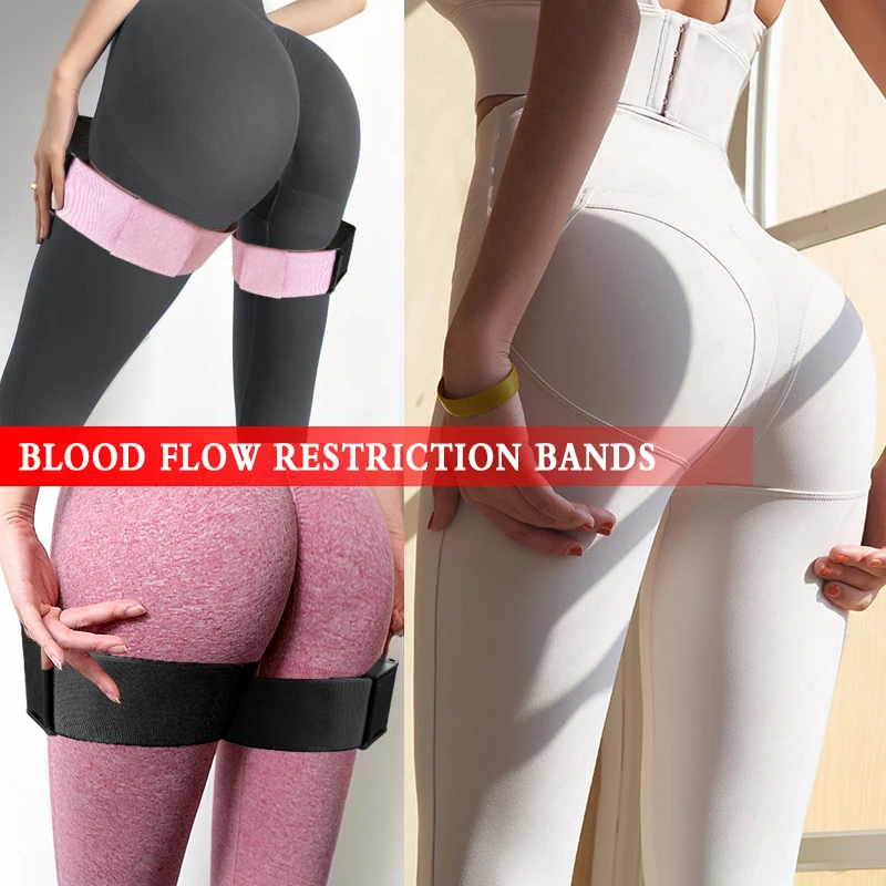 Bandas de Resistência Elástica para Exercício, BFR Oclusão Wraps, BF Leg Blaster, Restrição do Fluxo Sanguíneo, Fitness, BFR