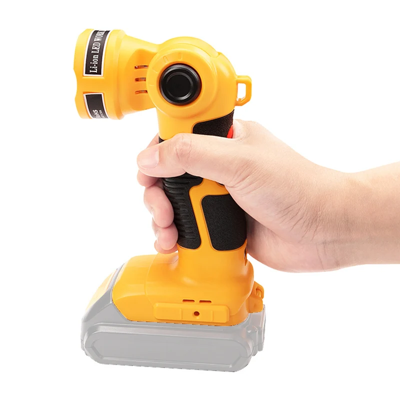 แทนที่สำหรับ DeWalt ในร่มและกลางแจ้งไฟเครื่องมือปืนพก3W/12W ใช้สำหรับ DeWalt 14.4V-20V DCB200แบตเตอรี่ Li-Ion/DCB201/DCB182