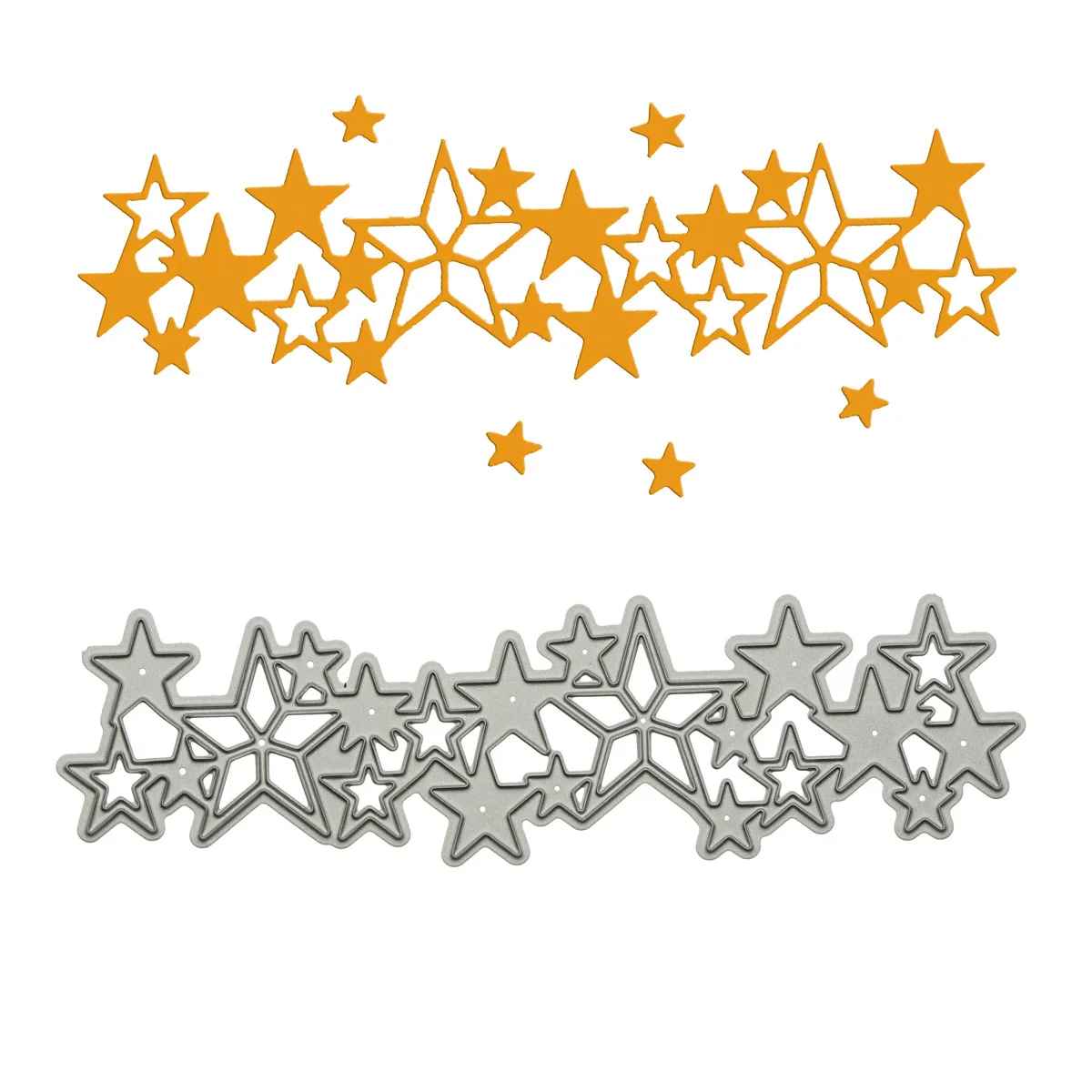 

Star Shape Metal Cutting Dies Scrapbooking Card Embossing Paper Cutter Mold DIY Diary Book Decorating