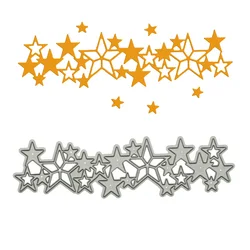 Star Shape Metal Cutting Dies Scrapbooking Card Embossing Paper Cutter Mold DIY Diary Book Decorating