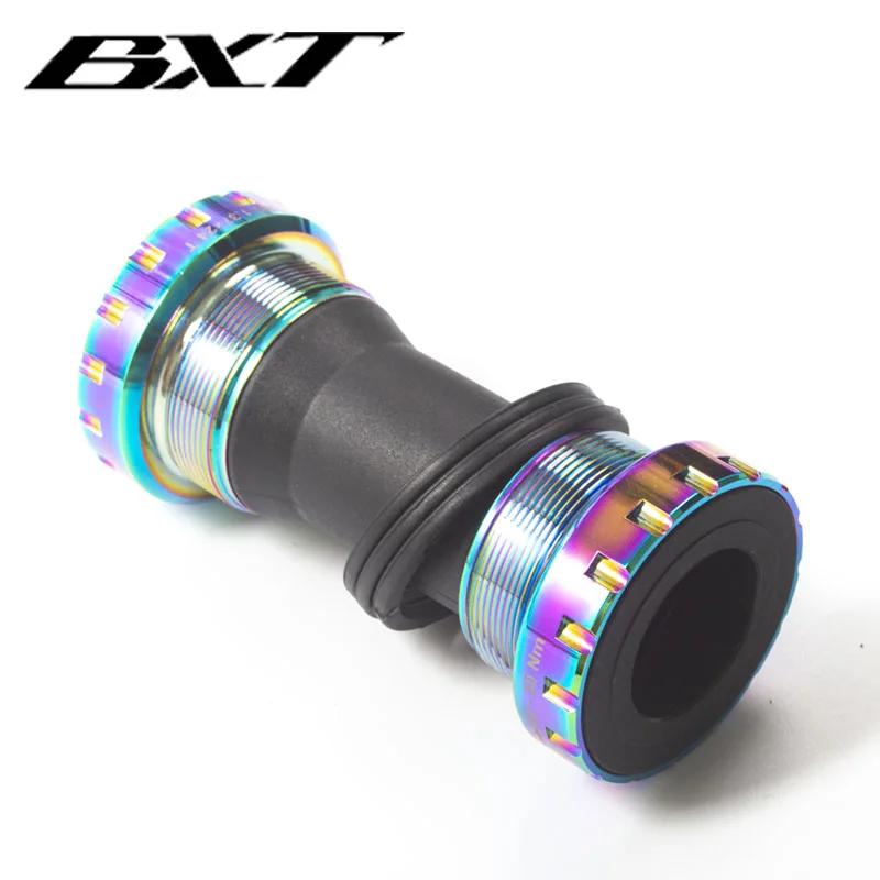 BXT MTB Racefiets Trapas 68/73mm Aluminium Lager BB Fiets Crankstel Onderdeel Waterdicht BSA voor 24mm Spindel