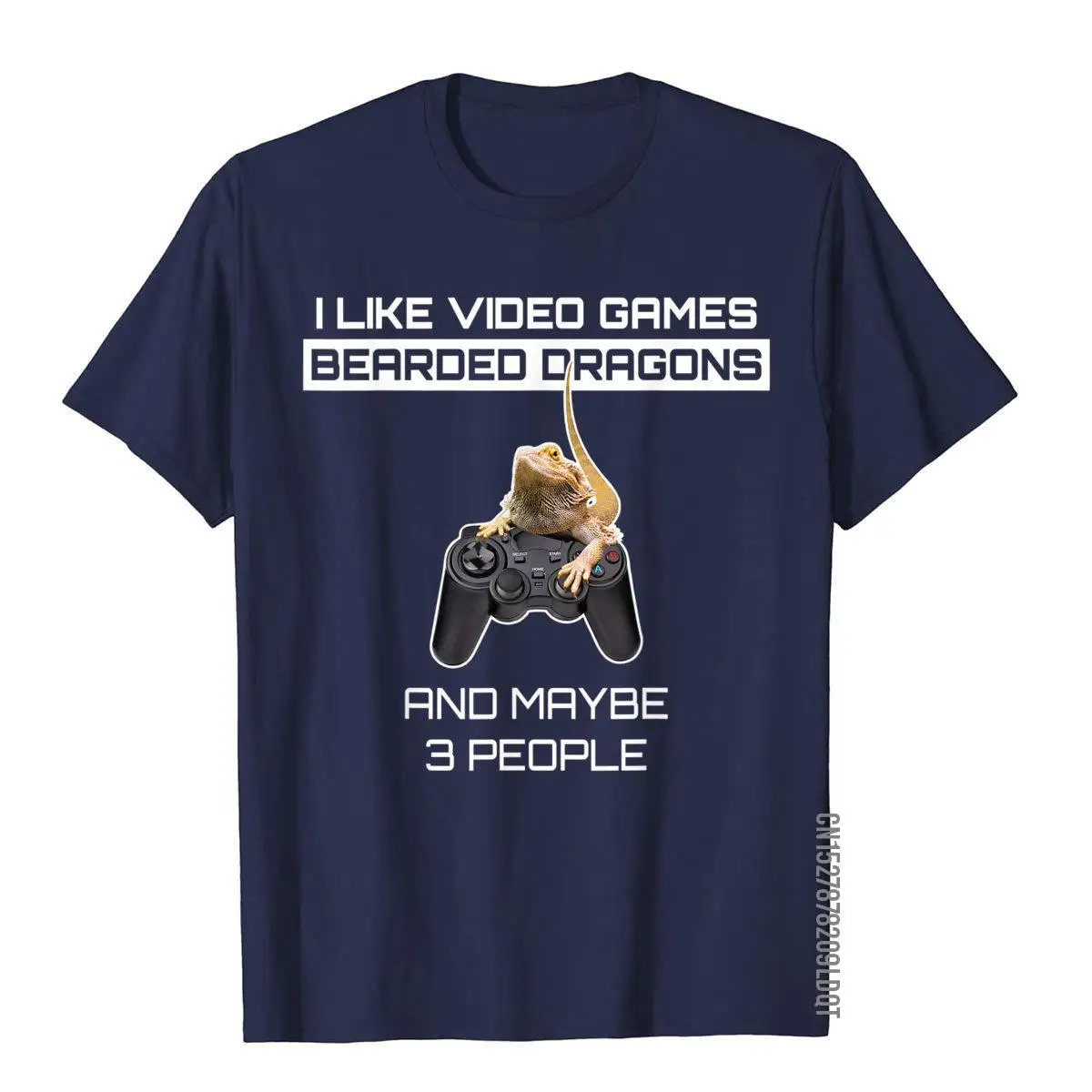 I Like Video Games Bearded Dragons And Maybe 3 People Funny T-Shirt Cosie T Shirt For Men Cotton Tops & Tees Street Hot Sale