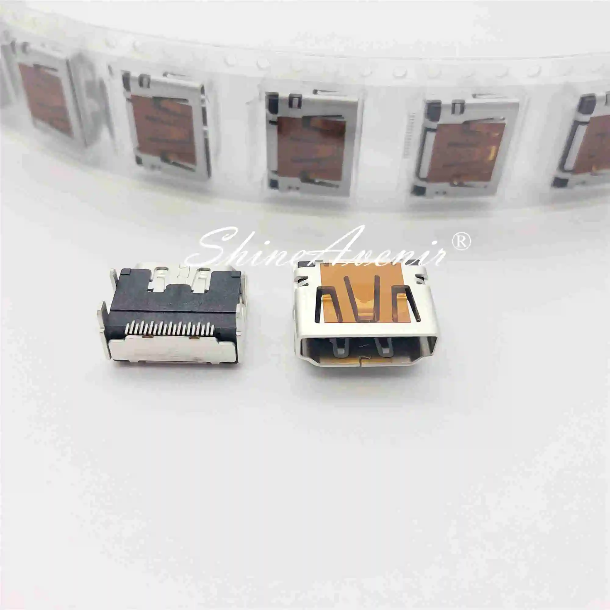 

5pcs/lot 1747981-1 data line socket connector 19pin HDMI new original