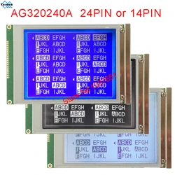 AG320240A4  AG320240A1 AG320240A7 320x240 24pin 14pin black blue white LCD Display New