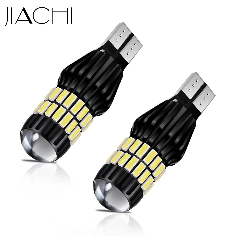 

Jiachi 100pcs W16W Led Canbus Bulb T15 T16 4014 3030 Led Chip Light for Car Bulbs 921 912 No Error Stop Fog Brake Reversing Lamp