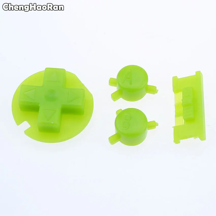 طقم أزرار ملون من chenghaئران لاستبدال لون Gameboy لوحدة تحكم ألعاب GBC زر إيقاف التشغيل أزرار وسادات B D