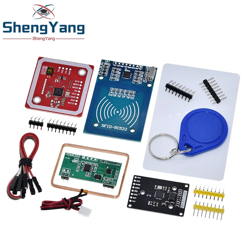 TZT RFID-Modul RC522 MFRC-522 RDM6300 PN532 Kits S50 13,56 MHz 125 kHz 6 cm mit Tags SPI Write & Read für Arduino Uno 2560 – Detail 1