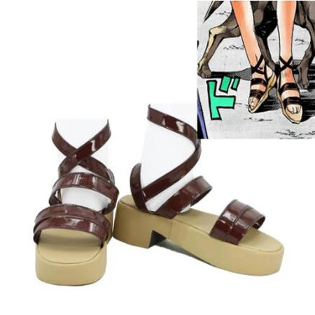 Jojo 'S Bizarre Adventure 4 Sugimoto Reimi Cosplay Laarzen Schoenen Mannen Schoenen Kostuum Aangepaste Accessoires Halloween Party Schoenen