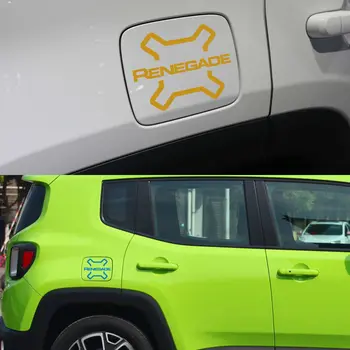 適用於 Jeep Renegade、SPORT、LATITUDE、UPLAND、TRAILHAWK、JEEPSTER、ISLANDER 的汽車油箱蓋貼紙,汽車配件乙烯基薄膜貼花 8 最佳銷售 貼紙吉普車 - №1