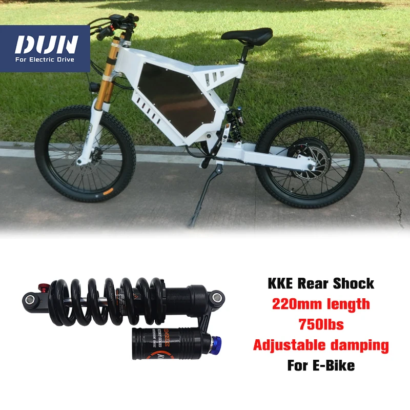 

KKE Rear Shock Suspension Adjustable Damping 220mm 750lbs for Electric Mountain Bike Enduro Bicycle eBike