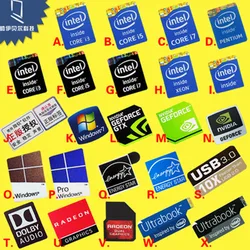 DIY Sticker Decoration Original Four or Five Generation CPU4 5 i3 i5 i7 Pentium Xeon Laptop Label