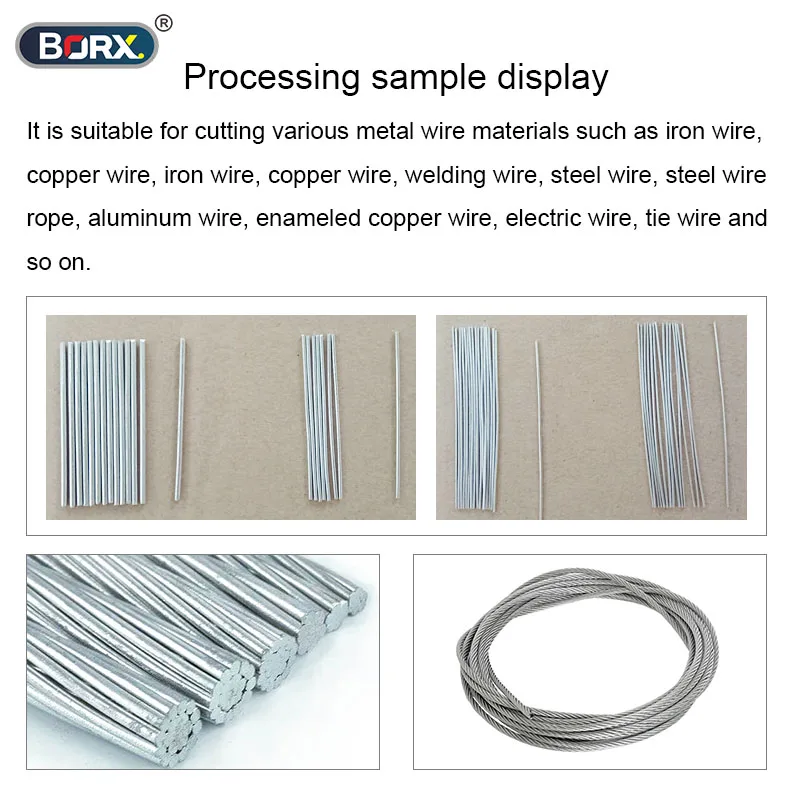 0.1-2mm Metal Wire Rope Automatic Cutting Machine Iron Steel Copper Aluminum Wire Cutter with Straightener Factory Equipment