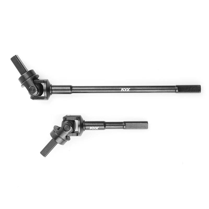 KYX Racing Hard Steel Front Axle CVD Drive Shaft Upgrades Parts Accessories for RC Crawler Car Axial SCX10 III AXI03007 SCX10.3