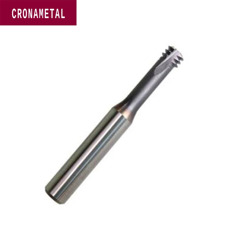 

CRONAMETAL Carbide UNC/UNF 3 Tooth Micro Thread End Mills UNF 1/4-28,UNF 5/16-24,UNC 1/4-20,UNF 7/16-20 metal milling cutter