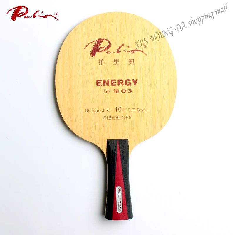 Palio Energy 03 Table Tennis Blade Special for 40 +, New Material Table Tennis Racket, Loop and Fast Attack, 9Ply