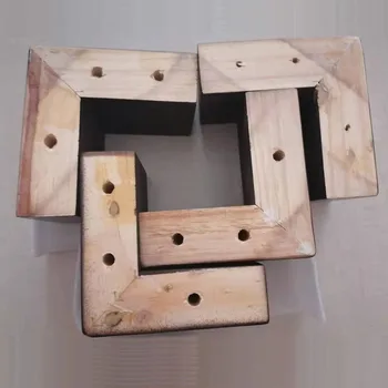 家具用の木製レッグサポート,7つの木製家具の脚,ソファと引き出し用のテーブルと家具,4ユニット