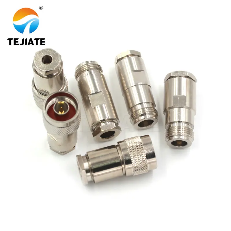 Cabezal de conexión RF, tornillo exterior, Agujero interior, N-J-3-5-7, N-K-3-5-7, Pin interior, adaptador ensamblado, 1 ud.