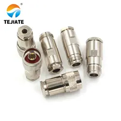 Cabezal de conexión RF, tornillo exterior, Agujero interior, N-J-3-5-7, N-K-3-5-7, Pin interior, adaptador ensamblado, 1 ud.