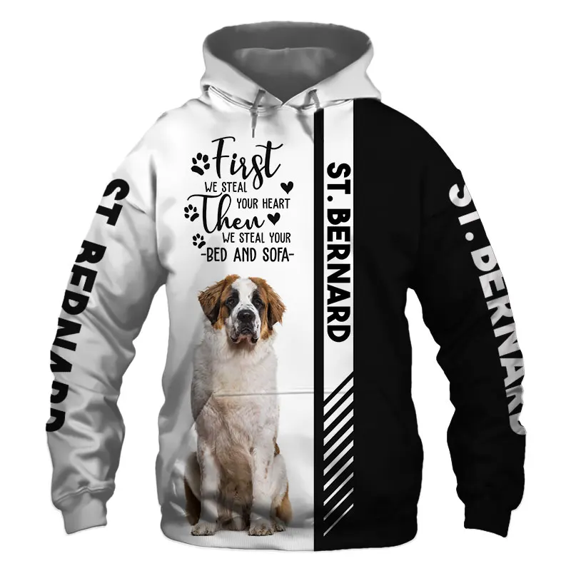 

Animal St. Bernard Dog 3D Printed Unisex Deluxe Hoodie Men/Women Sweatshirt Streetwear Zip Pullover Casual Jacket Tracksuit