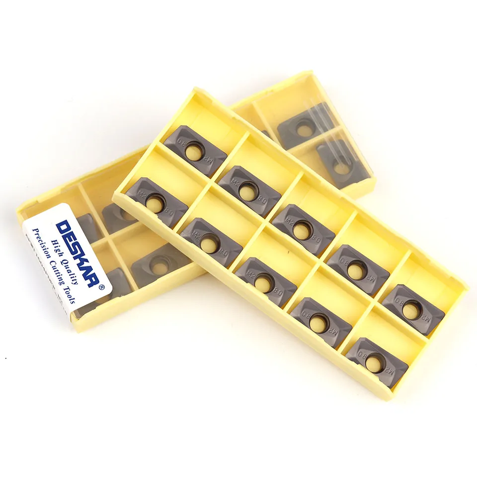 Imagem -03 - Deskar Apmt1135pder Apmt1604 m2 h2 xm Lf6018 Lf6028 Carboneto de Inserção de Trituração Cnc é Adequado para Aço Inoxidável de Alta Qualidade