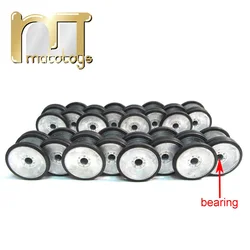 Mato 1/16 complete metal German Tiger 1 tank metal road wheel set early version with bearings rubber treads Heng Long 3818