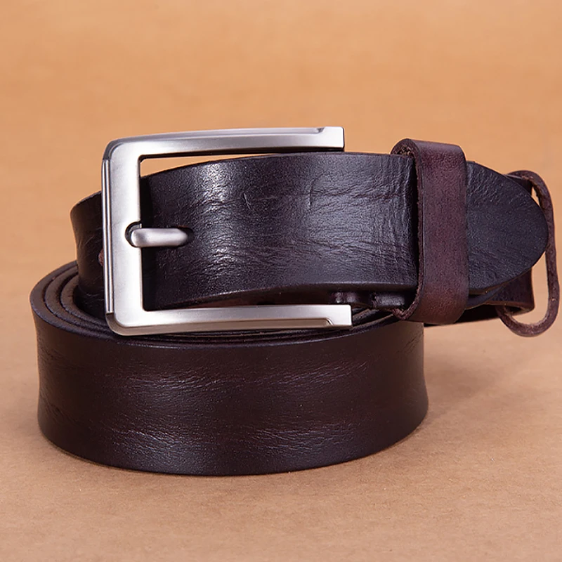 

Man Belt Leather Genuine Mens Belts Casual Trouser Belt For Men Genuine Leather Belts Mens Fashion Vintage ceinture homme 2214
